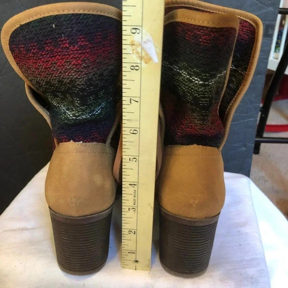 Sugar Leather Upper Boots Women Size 8/9M - Picture 2 of 7